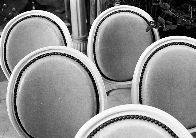 Chairs on sale at reputedly the largest flea market in Europe, with more than 2,000 stalls.