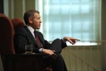 NBC Nightly News anchor Brian Williams participates in a question-and-answer session during his visit to Elon University.