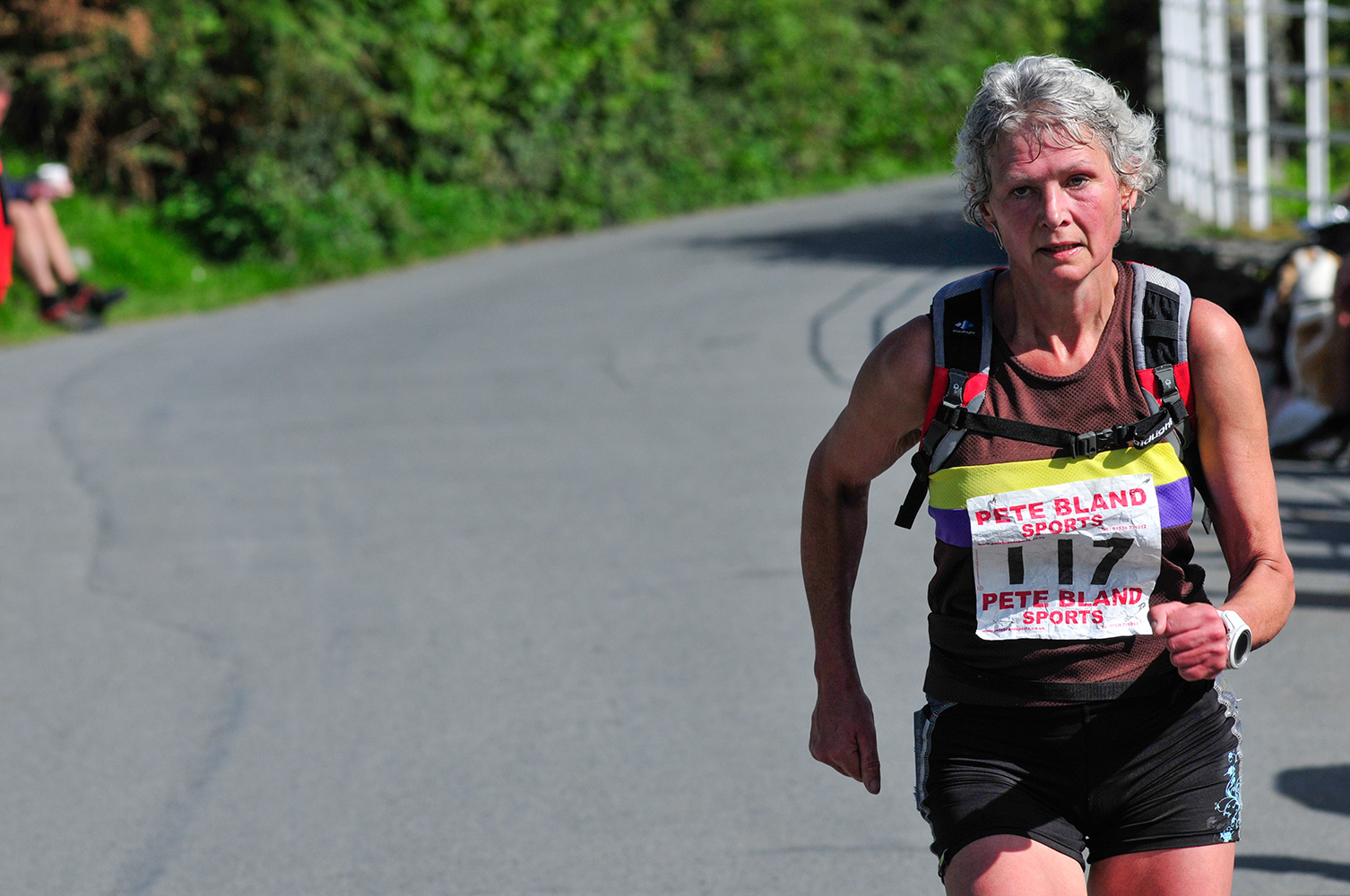 Competing in the Three Shires Fell Race in Cumbria in September 2015. Nicky is a British long distance runner, specialising in fell running. She holds the women's records for each of the three major fell running challenges in the United Kingdom – the Bob Graham Round, the Ramsay Round and the Paddy Buckley Round, as well as being the only person to have run each of them in under twenty hours.