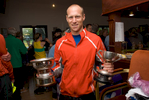 Receiving his trophiesafter winning the Latrigg Fell Race at the Keswick Mountain Festival in 2008. Simon won the British Fell Running Championship in 2002 & 2005 and came 2nd in the World Skyrunning Series in 2005.