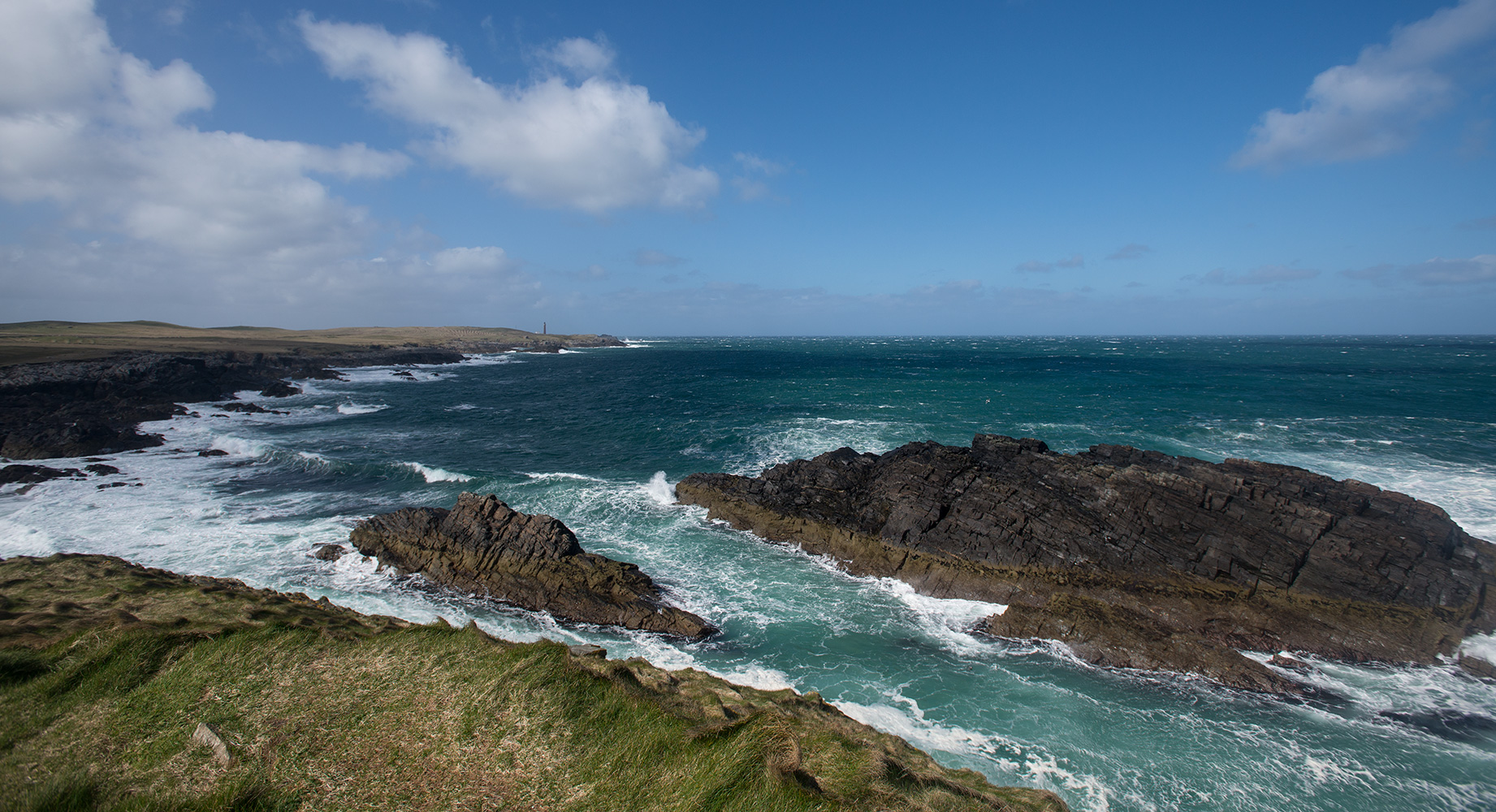 The lighthouse at the northern tip of the Isle of Lewis. Windiest place in the UK!Nikon D610, 17-35mm