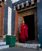 Monk at Punakha Dzong, BhutanNikon D300, 17-35mm
