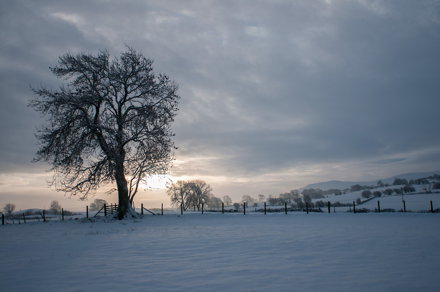 In winter, from Hesket Newmarket village