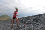 September 2009, Keswick, CumbriaGina Paletta running for Wales in the women's up-hill mountain race.