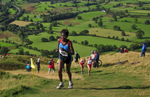 I shot this event for the I.A.U. in Keswick in September 2009. Here Pamela Bundotich of Kenya chases down the leaders in the Womens' Fell Race on Latrigg. She went on to win the bronze medal. 