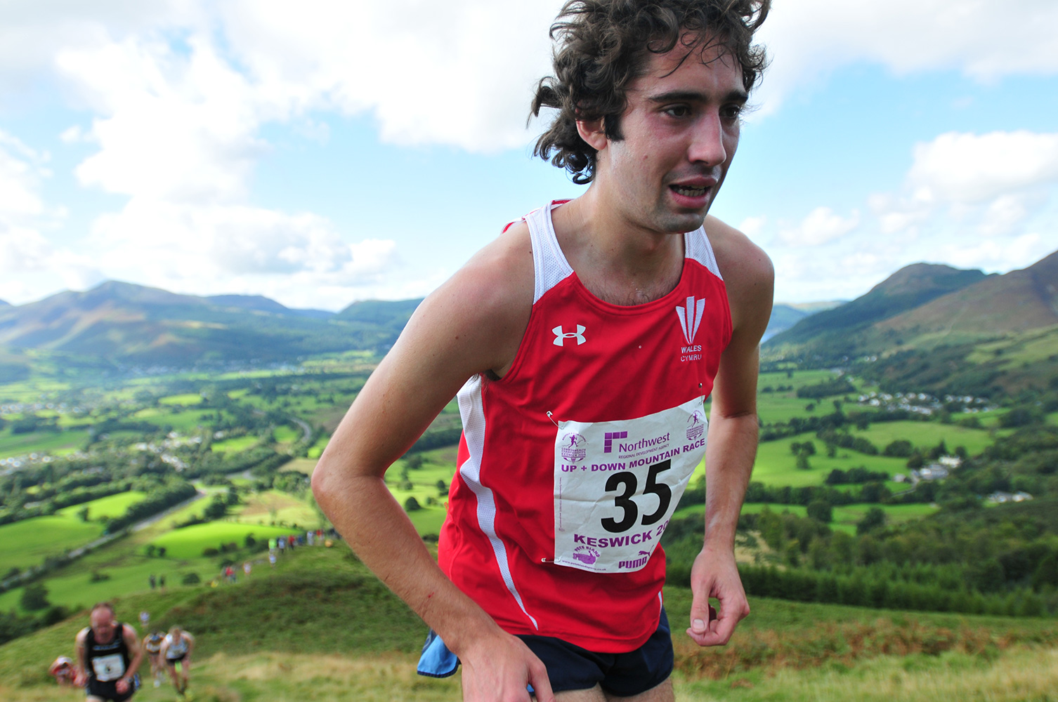 I shot this event for the I.A.U. in Keswick in September 2009.The mens' Fell Race.