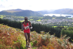 I shot this event for the I.A.U. in Keswick in September 2009. This is Wilson Chemweno of Kenya in the lead and heading for victory on his second lap in the mens' up and down mountain race.