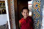 Buddhist Monk at Punakha Dzong, BhutanNikon D300, 17-35mm