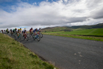  Xandro MEURISSE of Belgium leads the breakaway group over Caldbeck Commons in Cumbria on Stage 2