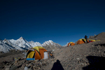A crystal clear morning in the Karakoram! Masherbrum beyond.