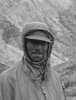 Portrait of a Balti porter on the Biafo glacier during a trek from Askole to Hunza via the Hispar PassBronica ETRSi, 70mm, Kodak T-Max 400 @ 800ASA