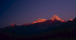 Annapurna 1 & Annapurna South at sunrise, from Poon Hill, GhorepaniProject VeronicaMedium format images re-scanned in a professional glass film- holder with my Nikon Coolscan 9000 and Silverfast 8 software. These images display larger on the site - enjoy!Bronica ETRSi, 50mm, Fuji Velvia