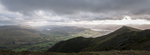 A panorama from the summit to Thirlmere & Derwentwater
