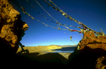 With Lake Manasarovar in the background.Ngari, Western Tibet.Nikon FM2, 17-35mm, Fuji Velvia