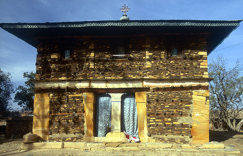 This is said to be the oldest church in Ethiopia, built in the 6th centuryNikon F5, 17-35mm, Fuji Velvia 100