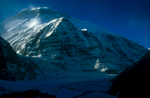 From just above base-camp on the Chhonbardan glacier.Nikon FM2, 24mm, Fuji Velvia