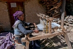 Weaving at Ringmo village