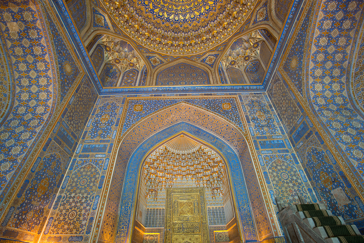 The mosque interior