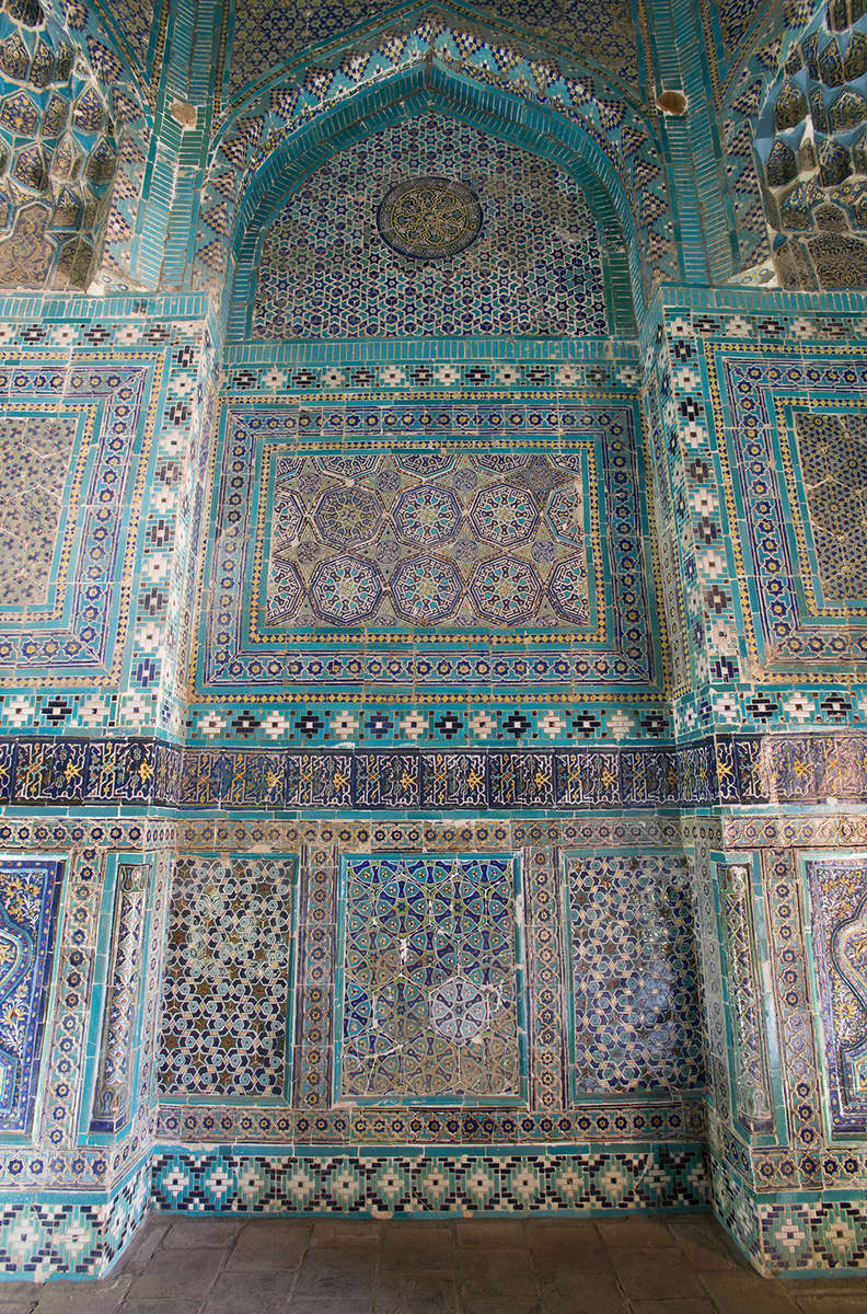 Mausoleum of Alim Nasafi, 1385Original tilework
