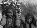 There is practically no electricity in Humla, and people need a lot of fuel for winter heating and cooking. This is carried down to the villages from above throughout the autumn months. These girls are returning to Simikot.Bronica ETRSi, 70mm, Ilford HP5 @ 800ASA