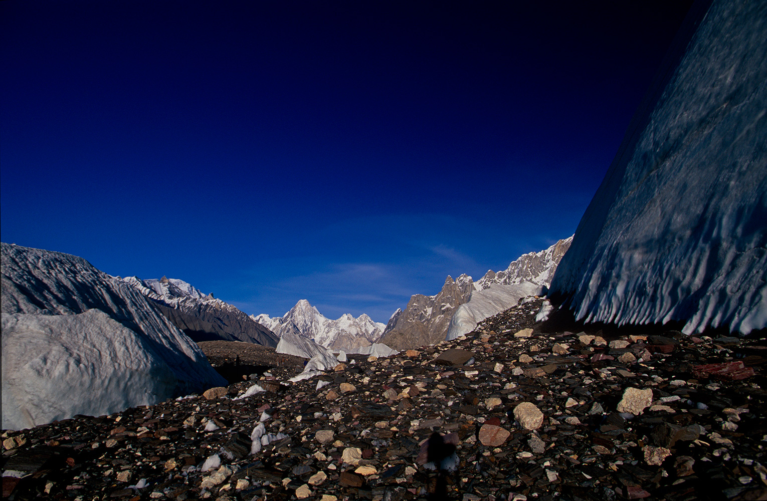 With Gasherbrum IV on the horizon
