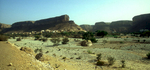 The town of Robat, at the head of this large wadi in the HadramawtNikon F5, 17-35mm, Fuji Velvia