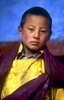 A young novice monk.North-west Nepal.Nikon FM2, 17-35mm, Fuji Velvia 100