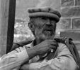 Portrait of a Hispar man at Hispar village after  a trek from Askole to Hunza via the Hispar PassBronica ETRSi, 70mm, Kodak T-Max 400 @ 800ASA