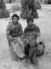 Portrait of two Balti porters on the Gondokoro glacier during an expedition to Gondoro PeakBronica ETRSi, 70mm, Ilford FP4