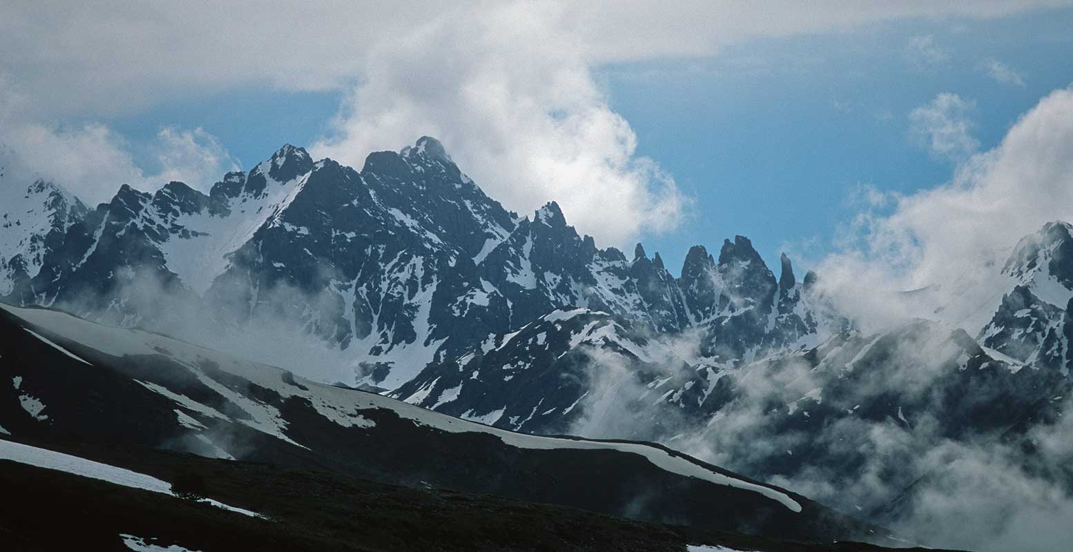 The highest peak int the Kaçkar range at 3937m