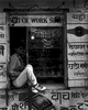 A stall at Kathmandu's main bus station (the old one)Bronica ETRS, 75mm, FP4