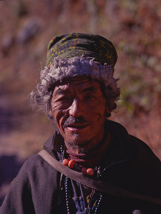 An elder from this village in the Buri GandakiProject VeronicaMedium format images re-scanned in a professional glass film- holder with my Nikon Coolscan 9000 and Silverfast 8 software. These images display larger on the site - enjoy!Bronica ETRSi, 75mm, Fuji RDP II