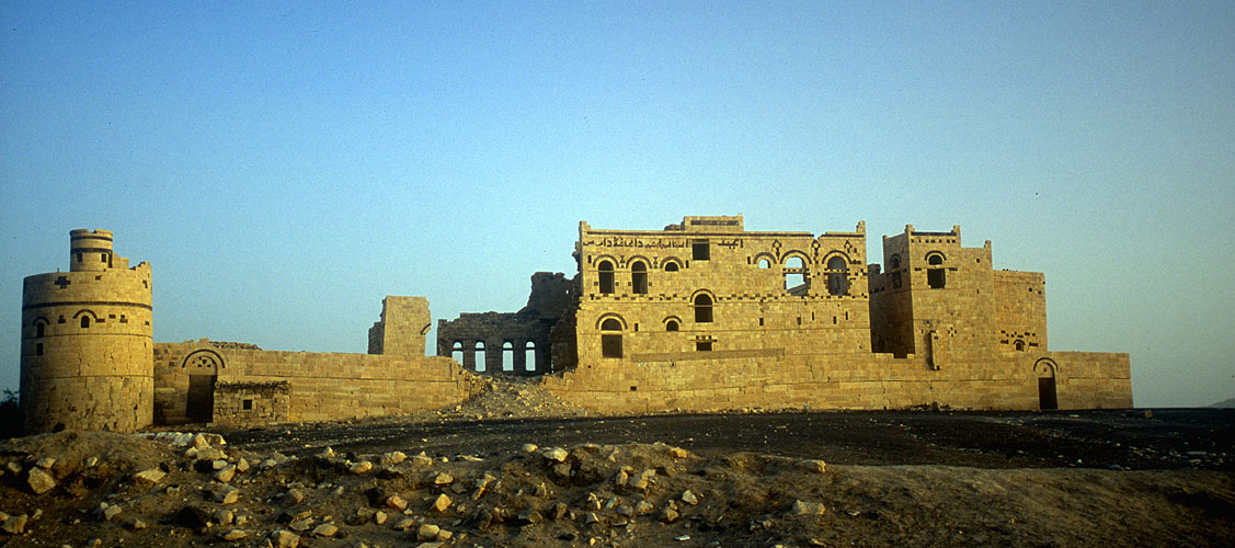 The ruins of a palace adjacent to the citadel moundNikon F5, 17-35mm, Fuji Velvia 100