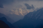Telephoto from the road to Mana above Badrinath