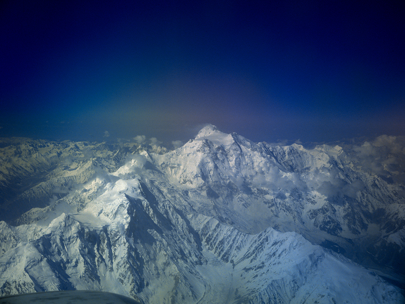 Through the window of a Fokker Friendship flying from Islamabad to Gilgit