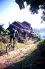 Biking in rural Nepal - the Khali Horseshoe is a 50km day ride from the town of Pokhara, which lies in the shadows of the Annapurna HimalCanon EOS 500, 28-80mm, Fuji Velvia