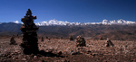 A view to Makalu and Everest from this spectacular pass on the road to Everest from TibetBronica ETRSi, 50mm, Fuji Velvia