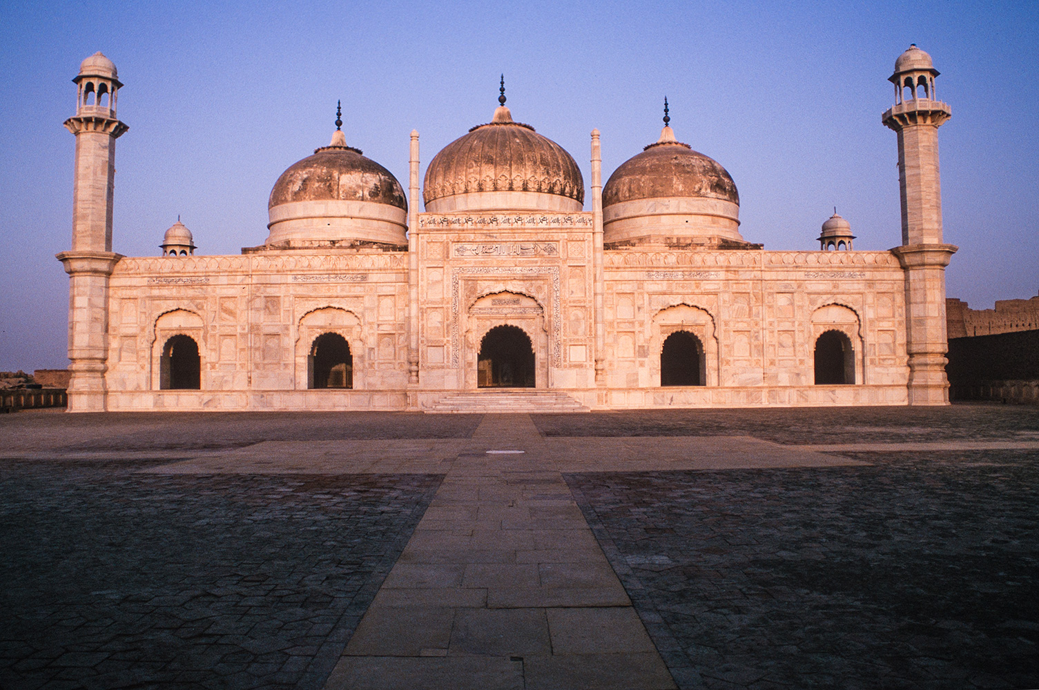 The mosque at sunrise