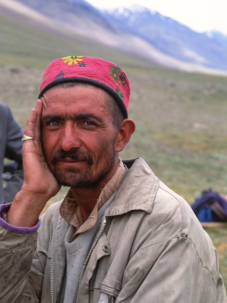 A villager from Lasht at the summer pastures in upper YarkhunBronica ETRSi, Fuji Velvia