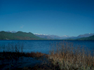A view east across the lake from the western shore, looking towards the mountains of MuguProject VeronicaMedium format images re-scanned in a professional glass film- holder with my Nikon Coolscan 9000 and Silverfast 8 software. These images display larger on the site - enjoy!Bronica ETRSi, 50mm, Fuji Velvia