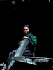 A woman on the porch of her house in the largest village in Nupri, north of ManasluBronica ETRSi, Fuji Velvia, 150mm