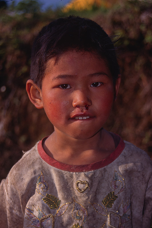 A young Sikkimese boyNikon FM2, 50mm, Fuji Velvia