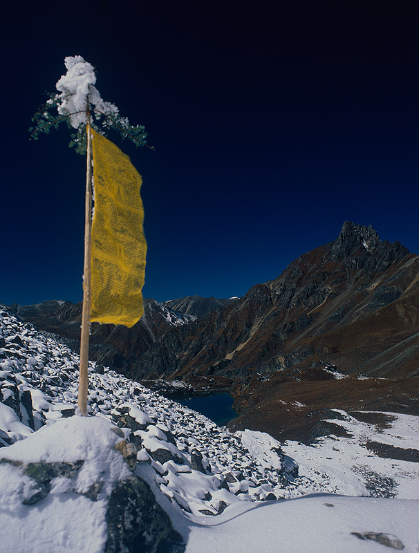 Above the plains of Uruthang (Warthang) on the Lunana / Snowman trekBronica ETRSi, 50mm, Fuji Velvia