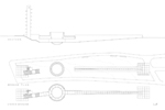Line drawing: Section and Plans