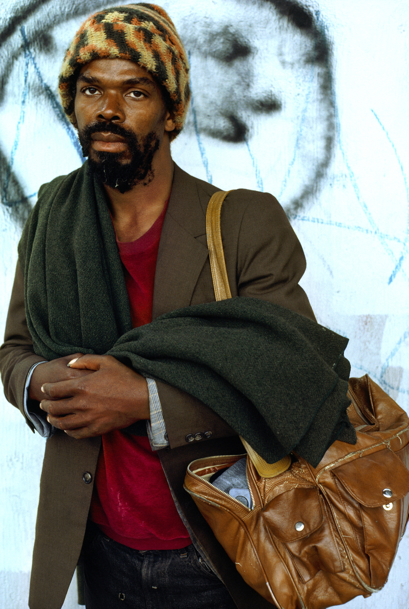 2000 -  Homeless man in New York City.