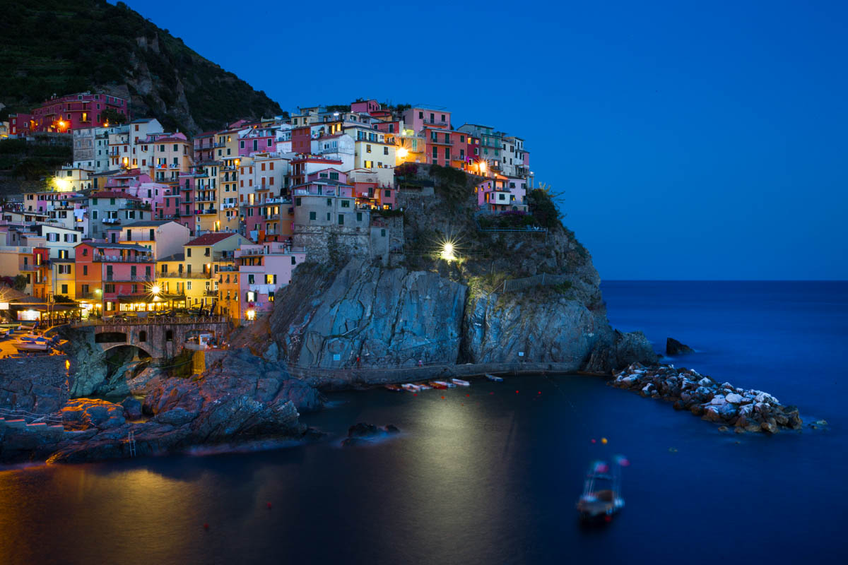 Manarola, one of the five towns of the Cinque Terre area of Italy.