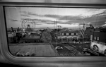 Millions of visitors get to Coney Island boardwalk by subway. View as you enter Coney Island from Q subway train. Yunghi Kim ©2014. 