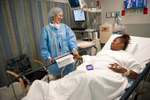 Juanita Britton prepares for gastric bypass surgery at Washington University Hospital in  Washington D.C. (C)Vanessa Vick