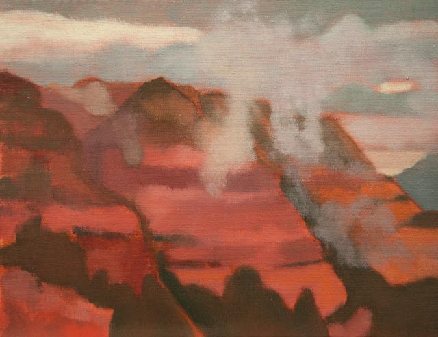 11x14{quote} oil© S'zanne ReynoldsRed Rock State Park, Sedona, AZSedona has a wonderful mystique about it. The fall skies change momemt to momen, from sunshine to mist to snow or rain.