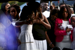 NAT ***Charleston, SC -- 06/27/2015 - A joint funeral service for Tywanza Sanders and his aunt Susie Jackson was held at Emanuel AME church in Charleston on Saturday, followed by a burial at the church cemetery.(Travis Dove for The New York Times)